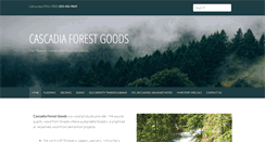 Desktop Screenshot of cascadiaforestgoods.com